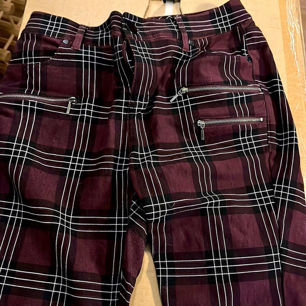 Size 10 Torrid plaid pants! Like new!